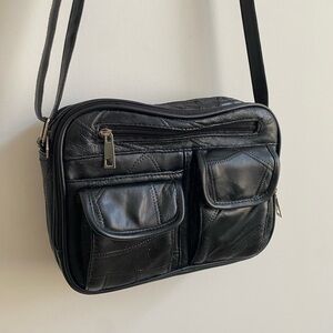 Chic Quilted Leather Crossbody Bag